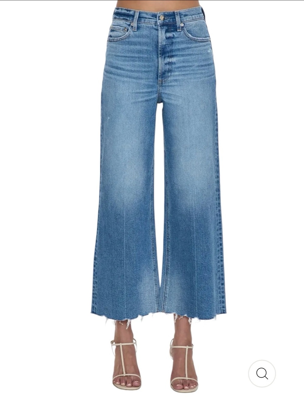 PISTOLA LANA CROP HIGH RISE ULTRA WIDE LEG JEANS